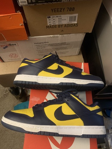 Size 10.5 - Nike Dunk Low 2021 Michigan 