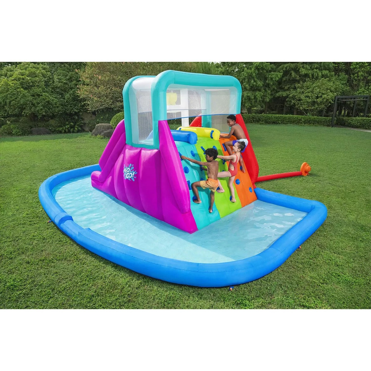 H2OGO! Triple Splash Kids Inflatable Water Park
