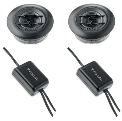 FOCAL COPPIA TWEETER A CUPOLA INVERTITA + CROSSOVER DAL KIT ASE-165 AUTO CAMION