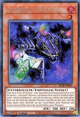 Yu Gi Oh! Infernoid Dekatron BROL-DE069  Ultra Rare