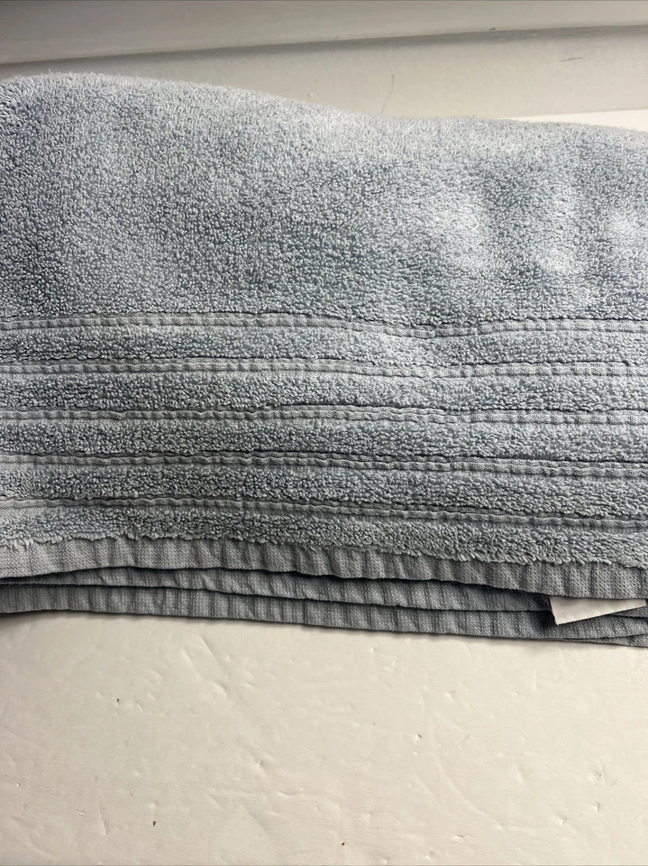 Hotel Collection 28”/48” Terry Cloth Light Blue Bath Towel 100% Cotton WPL 8045 - Image 3 of 4