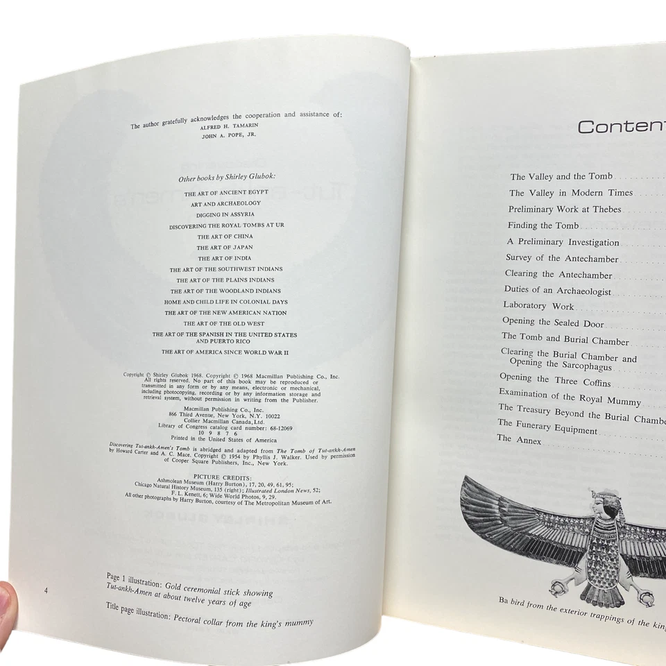 Discovering Tut-Ankh-Amen's Tomb Howard Carter Shirley Glubok - Image 4 of 4