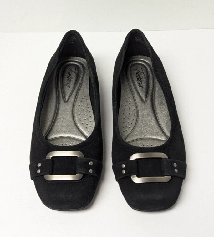 Trotters Sizzle Signature Flats, Black, Women's 9 Extra Wide - Image 3 of 4