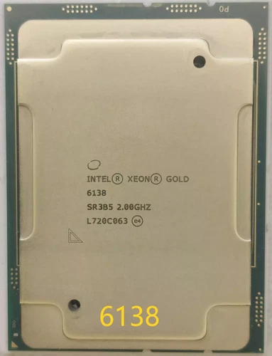 Intel Xeon Gold 6138 2.0GHz 20C SR3B5 CPU | Used Tested Server Processor