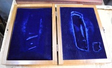 Alte Holzbox f&uuml;r ein Paul Messer / Lone Wolf Paul Knives, Knife