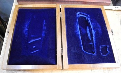 Alte Holzbox für ein Paul Messer / Lone Wolf Paul Knives, Knife