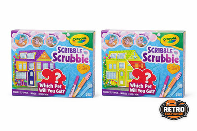 Crayola Scribble Scrubbie Haustiere Konvolut x2 | Neu & Versiegelt | Verschiedene Sets