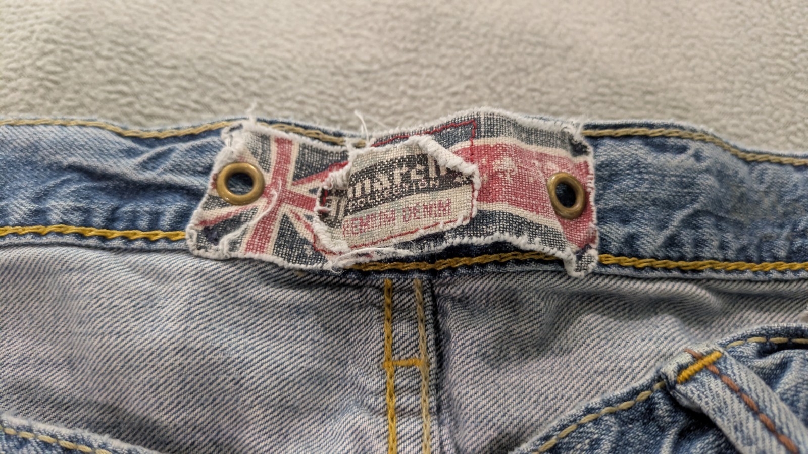 Men's Monarchy Jeans 36 Waist Y2K Distressed Vintage image 4