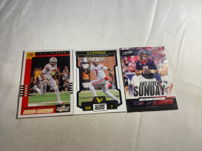 CJ Stroud 3 Card Lot - Free Shipping - Ex/ Mint !!!