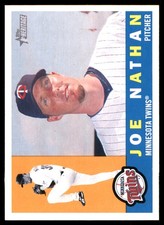 Joe Nathan 2009 Topps Heritage #169 Twins MLB READ FREE SHIPPING AutographDen