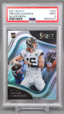 2021 Select Field Level Silver Prizm #343 Trevor Lawrence RC PSA 9 MINT