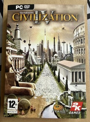 Sid Meiers Civilization VI 4 PC DVD Spiel dickes Handbuch ausklappbarer Tech Tree