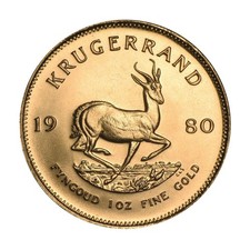 South Africa 1980 1-oz Gold Krugerrand Brilliant Uncirculated