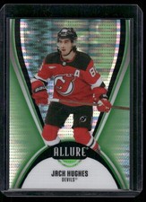 2025-26 UD Allure Hockey Green Quartz 44/99  Jack Hughes #34