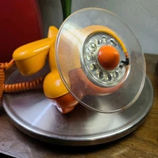 Northern Telecom Vintage Alexander Graham Rotary Dial Airplane Phone Untested