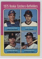 1975 Topps Rookie Catchers-Outfielders Carter Hill Meyer Roberts #620