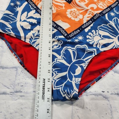 Adidas x Farm Rio WOMENS SZ 2X Tropical Print One Piece Swimsuit