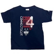 UConn Huskies Toddler Blue 'Cool For School' Cotton T-Shirt - Sizes 2T-5T