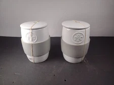 2 Pampered Chef Ceramic Egg Cooker #1529 - Microwave Mug Cake & Muffins