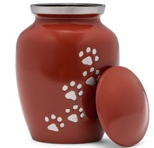 Pet Urns for Dogs with Secure Seal, Velvet Bag Anti-Slip Felt Bottom, Anima...