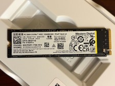 Western Digital PC SN810 1TB NVMe M.2 2280 PCIe Gen4 SSD 100% Health 93 Hrs (210