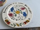 Antique Primitive Wooden Swedish Tole Painted Round Tray Signed By Artist Lovely — photo 2