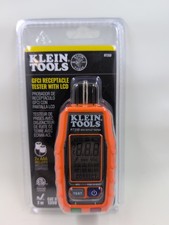 Klein Tools RT250 GFCI Receptacle Outlet Tester with LCD Display NEW