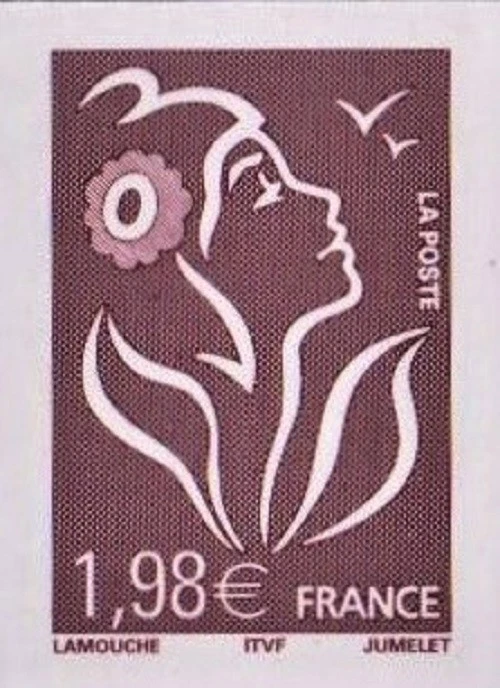 VARIETE N°37359abc 1,98€ LAMOUCHE NON DENTELE AVEC ET SANS PHOSPHORE LUXE ** - Photo 3/3