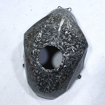Forged Carbon Fiber Gas Fuel Tank Cover For Kawasaki Ninja 500 2024 2025 2026 US