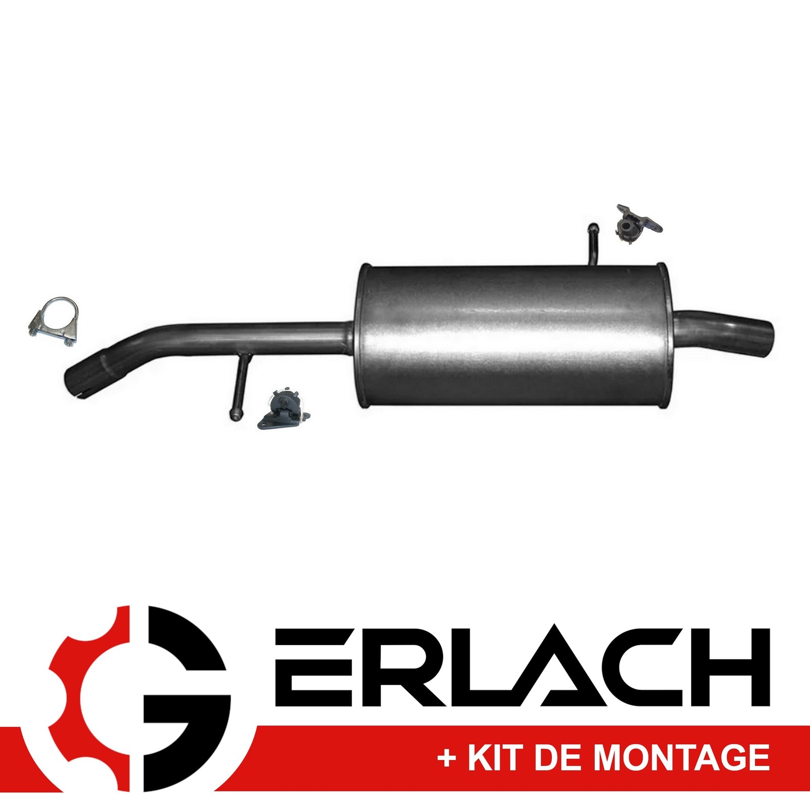 Silencieux arrière échappement Citroën C2 C3 Peugeot 1007 1.4 HDi 9267