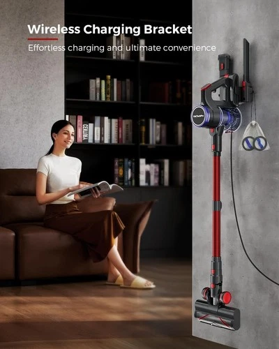 V15 Ultra Cordless Vacuum Cleaner, 48Kpa/550W/70Min Stick Vacuum with 1.5L Dustb - Picture 2 of 7