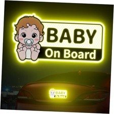 Baby On Board Reflective Sticker, Baby On Board Signs for car, Safety Signs