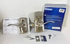 Schlage FE595 D CAM 619 ACC Camelot Keypad Entry with Flex-Lock In Satin Nickel