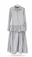 RUNDHOLZ Avantgarde Set M 2-Teilig Rock Top Baumwolle Lagenlook Designer Germany