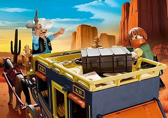 PLAYMOBIL WESTERN 71862 DILIGENCE/BANDIT - Photo 3/4