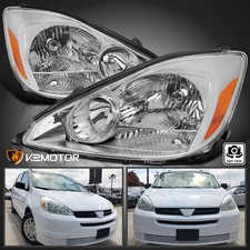 Fits 2004-2005 Toyota Sienna Headlights Replacement Headlamps Leftright 04-05 Fits 2004-2005 Toyota Sienna Headlights Replacement Headlamps Leftright 04-05