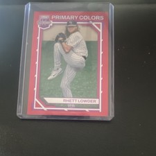 Panini Elite Extra Edition Primary Colors Rhett Lowder #PC-12 Red /49 Rookie