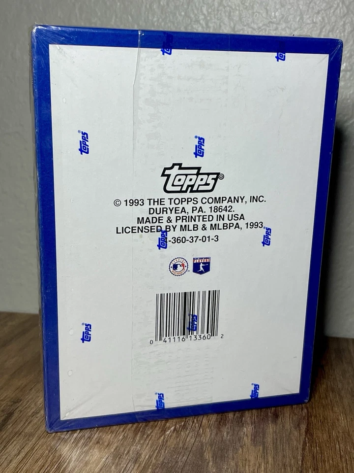 Caja de béisbol Bowman 1993 sellada de fábrica Foto 2 de 2