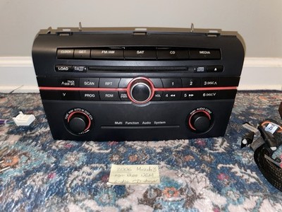 Radio Control Unit-Am/fm Radio 6 Disc Cd Cassette Player Reman fits 2005 Mazda 3