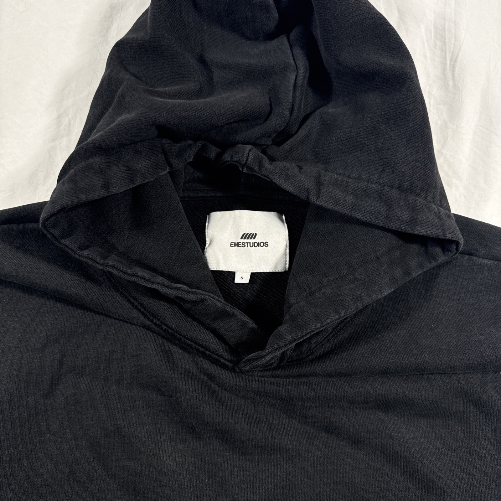 Eme Studios Basic Shadow Oversized Hoodie Black S… - image 4