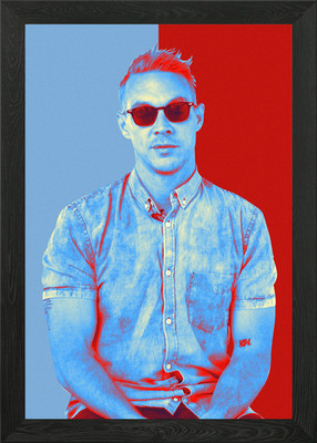 Diplo Rave Tiesto Owsla DJ gerahmtes Wandbild Poster Leinwanddruck Bild