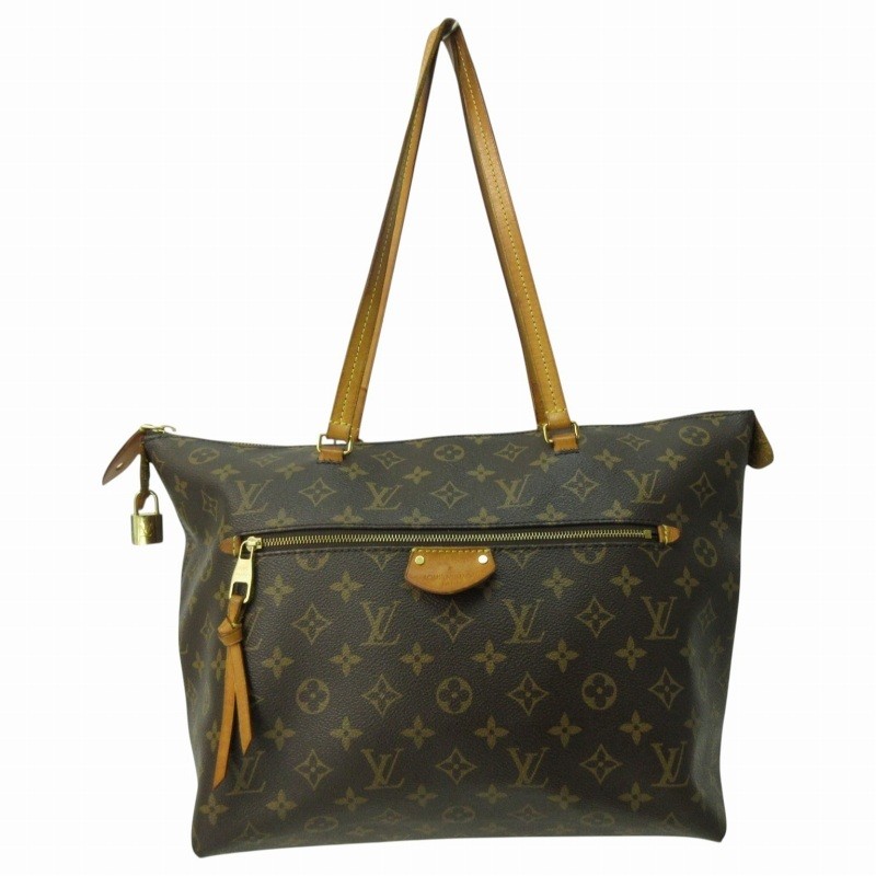 Louis Vuitton Jenamm Monogram Leather Tote Bag M42267 Brown Aa