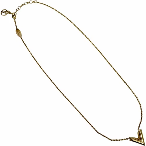 LOUIS VUITTON（LV） Collana Louis Vuitton M61083 Essential V lunghezza 48 5 cm peso 9 86 g con scatola