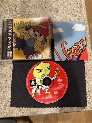 PaRappa The Rapper Sony PlayStation 1 1997 Complete with Poster. PS1 Sharp!