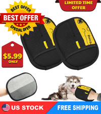 2-Pack Glove Cat Grooming Gloves Cat Hair Remover 2026 New Pet Dog Hair Remover