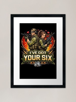 I ve got your six gerahmter Kunstdruck gerahmt Wandbild Poster Leinwanddruck Bild