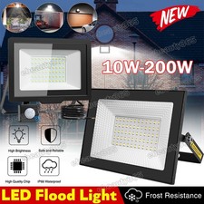 LED Floodlight Spot Light Watt Security Flood Lights Outdoor Garden Lamp IP66