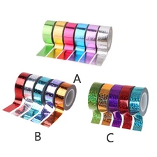 Rhythmic Gymnastics Decoration Prismatic Glitter Tape Hoops