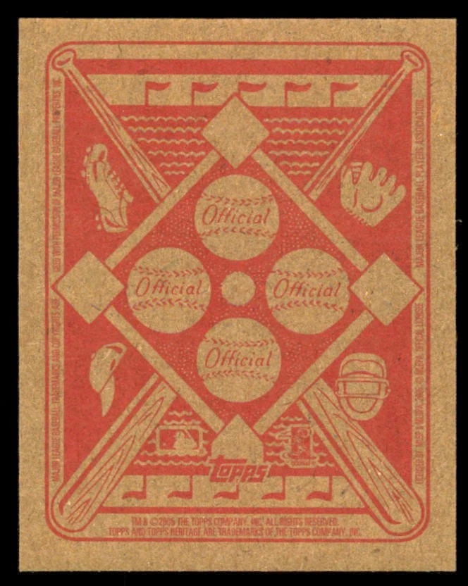 2005 Bowman Heritage Topps 1951 Mini Red Backs Roger Clemens #48 - Image 2 of 2