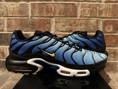 New 14 Nike Air Max Plus TN OG Hyper Blue Black Gradient Sneakers